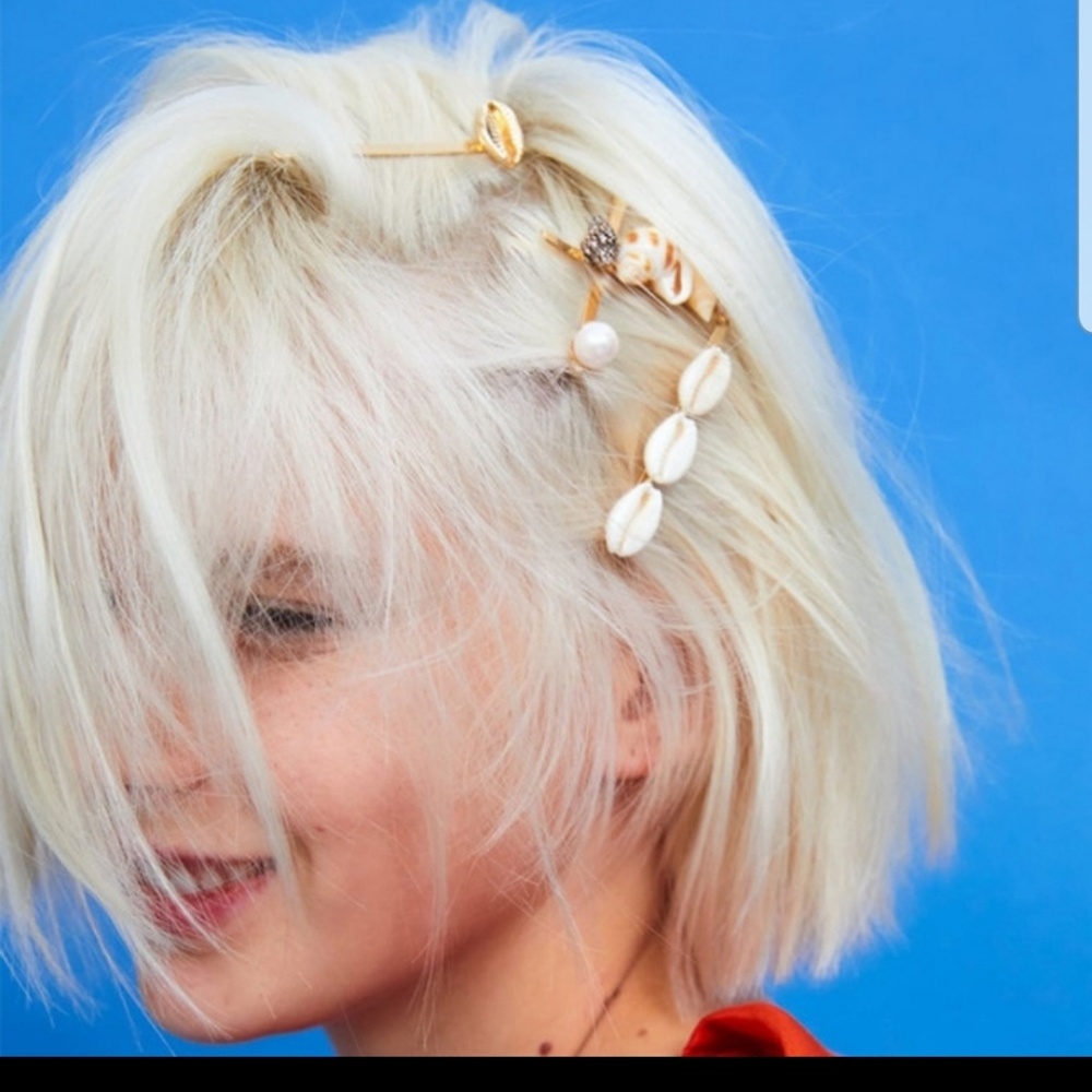 Last set! Beach seashell hair pins - Picture 3 of 6